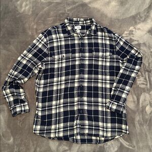 Sonoma XXL Mens long sleeve plaid flannel button-up Casual fit